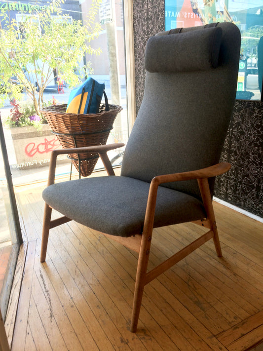 Alf Svensson high back lounge chair.