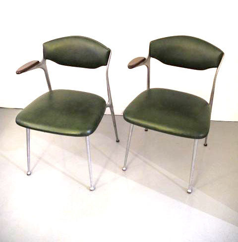 Pair of Vintage Shelby Williams Gazelle Chairs