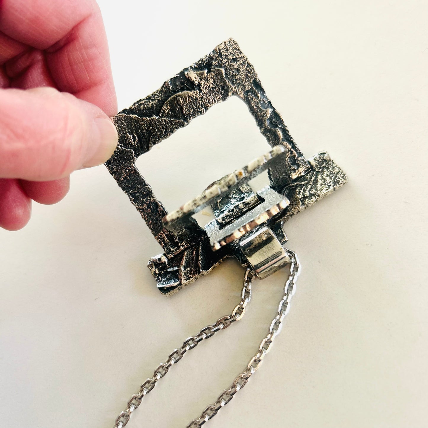 Guy Vidal Articulating Brutalist Necklace