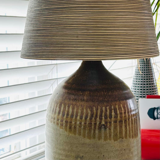 RARE Herman’s Stoneware Lamp