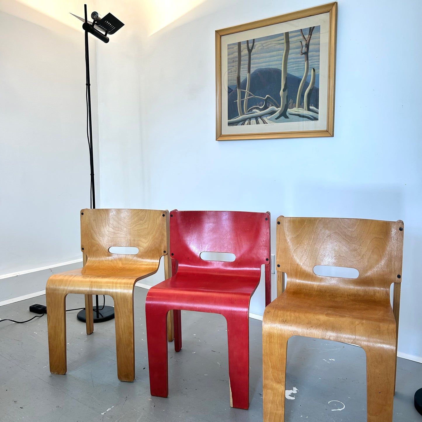 Muller + Stewart Stacking Chairs