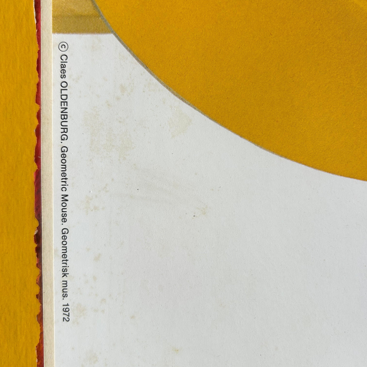Claes Oldenburg Exhibition Poster