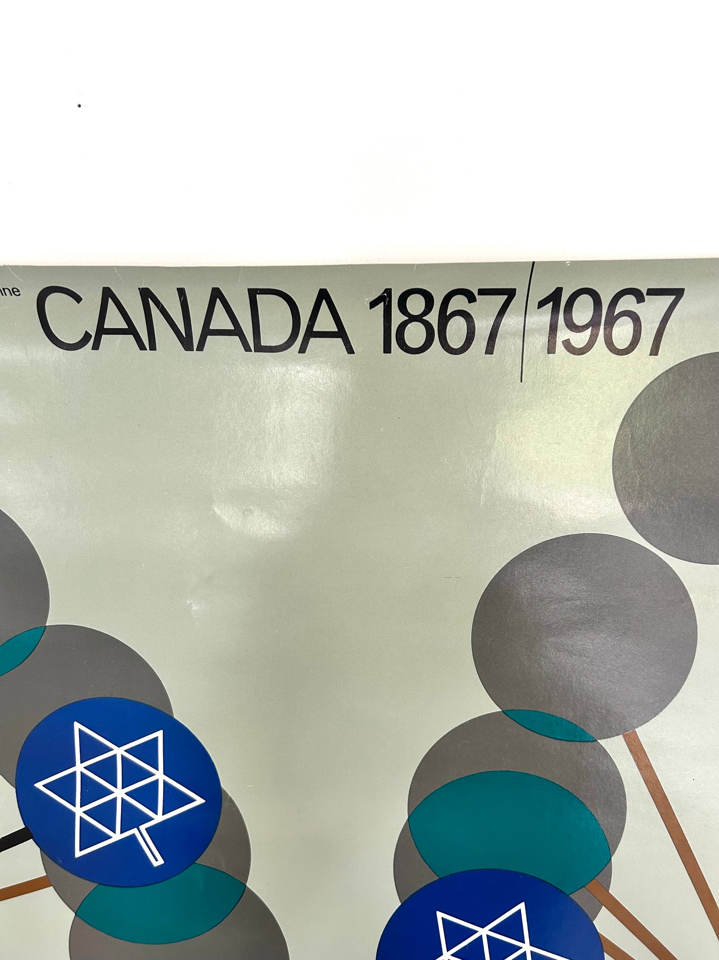Vintage Centennial of Canada Poster