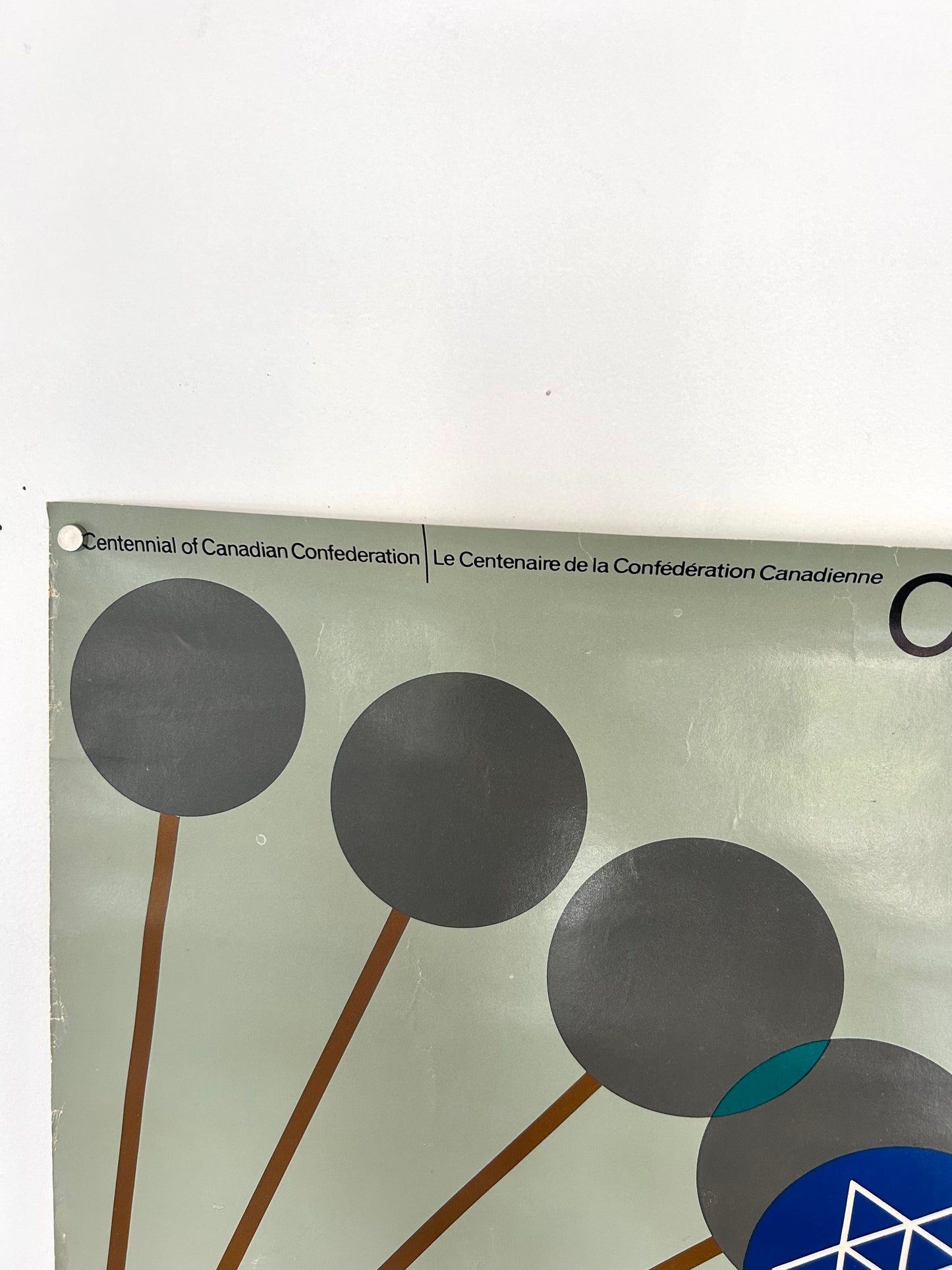 Vintage Centennial of Canada Poster