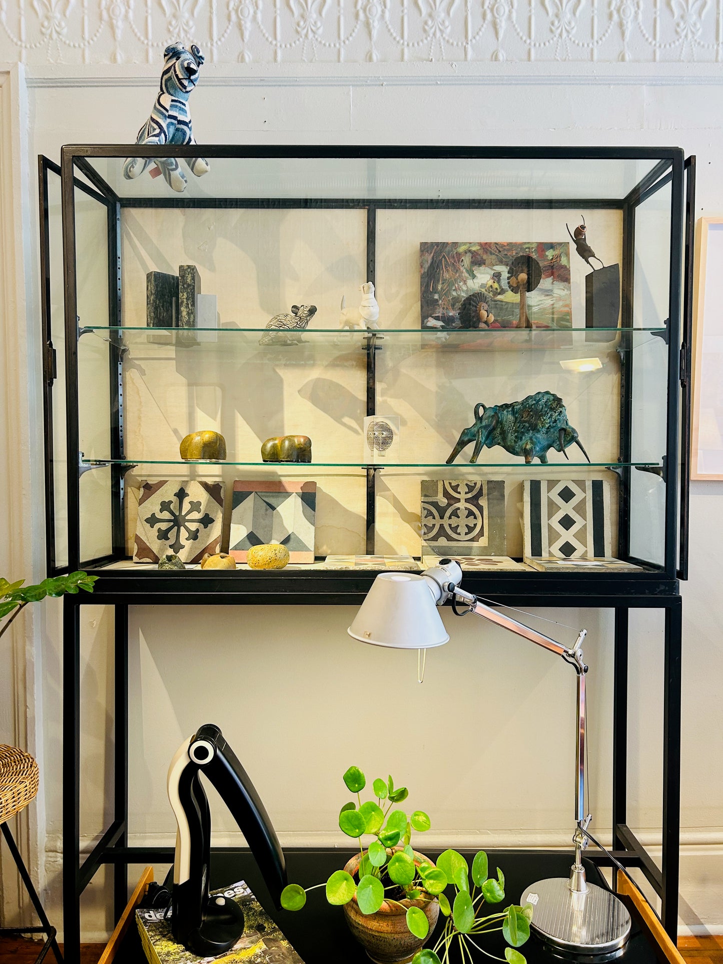 1920s French Shop Display Cabinet