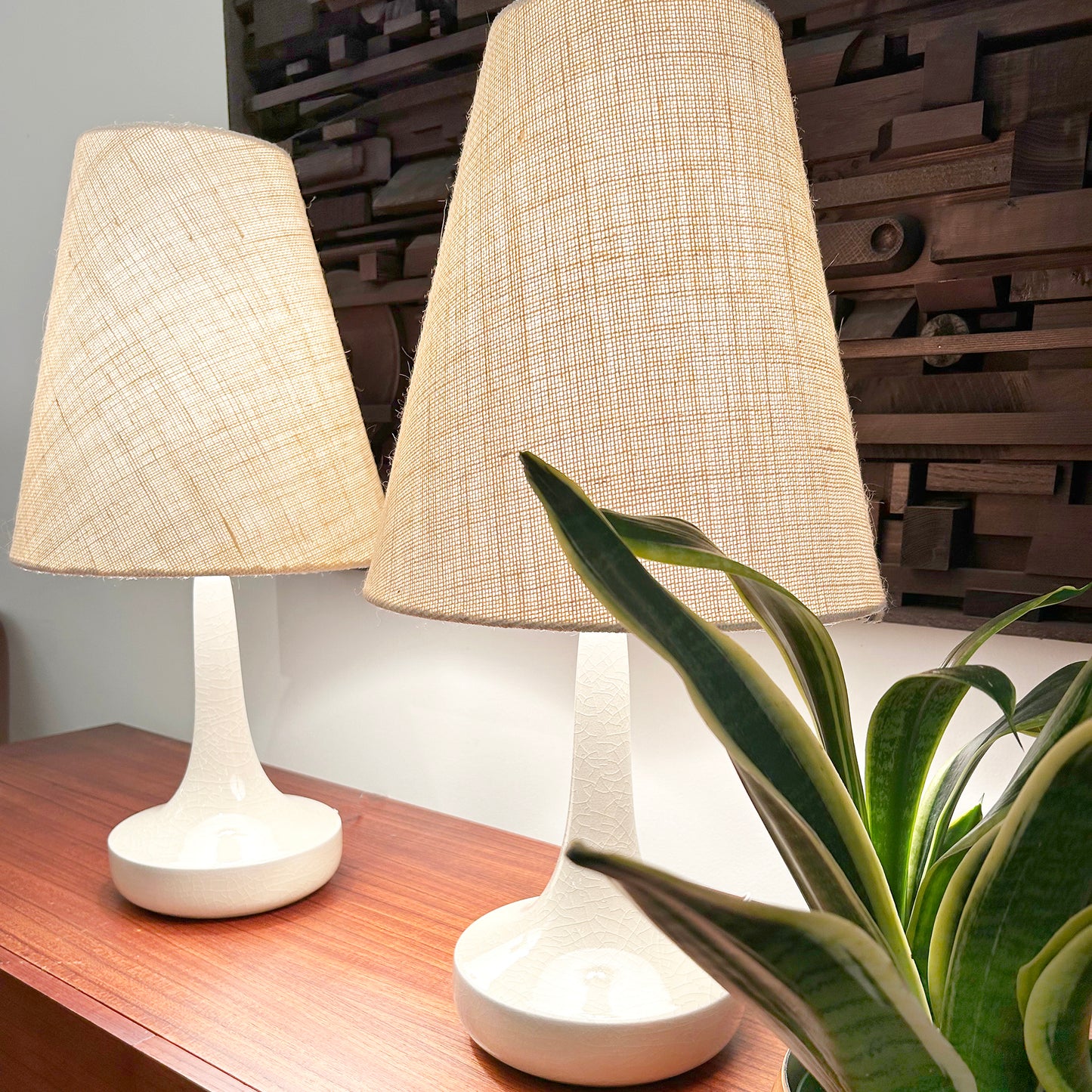 Pair of Lotte Lamps No. 1400