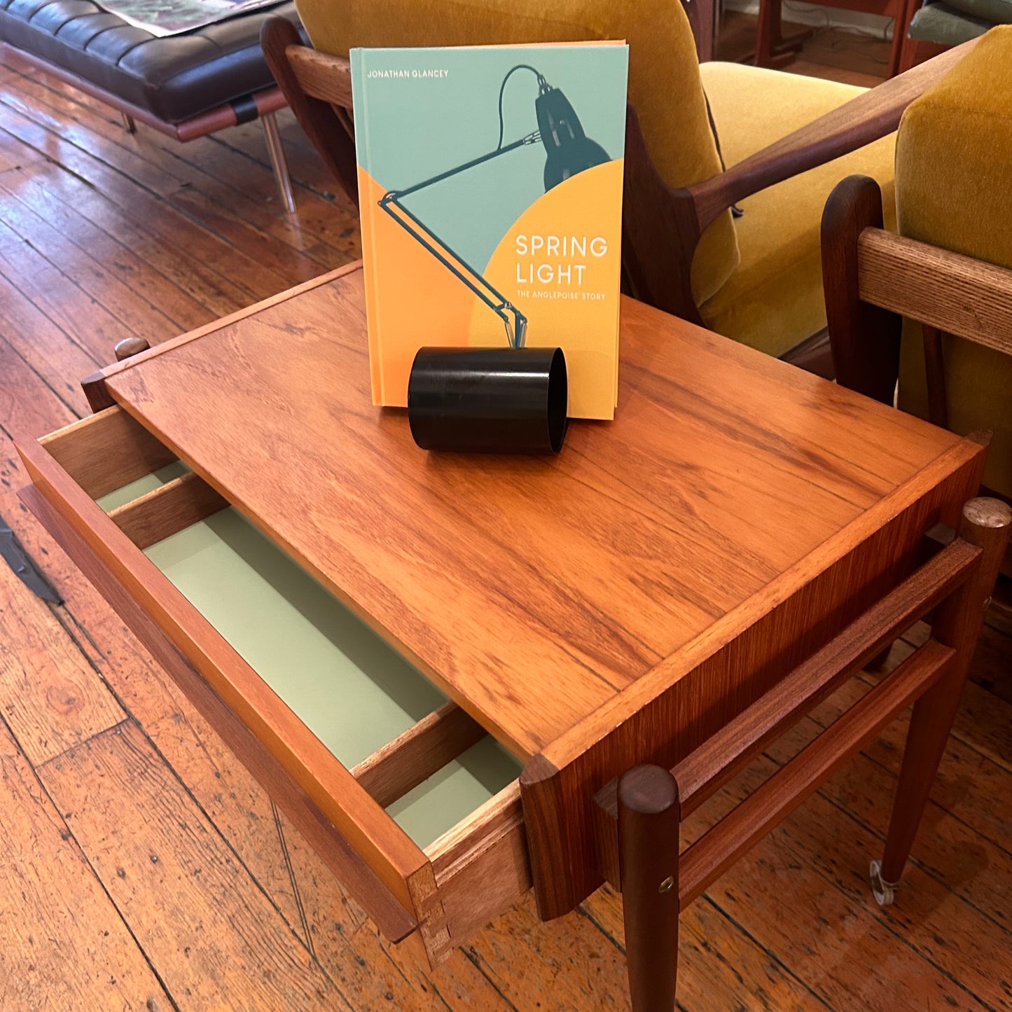 Teak Side/Sewing Table