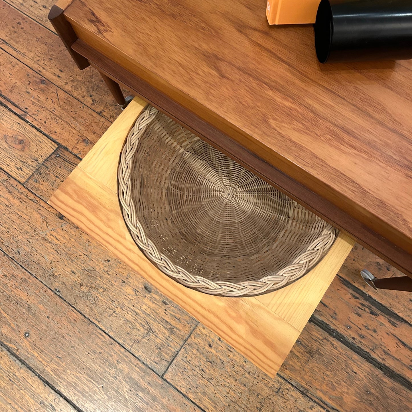 Teak Side/Sewing Table