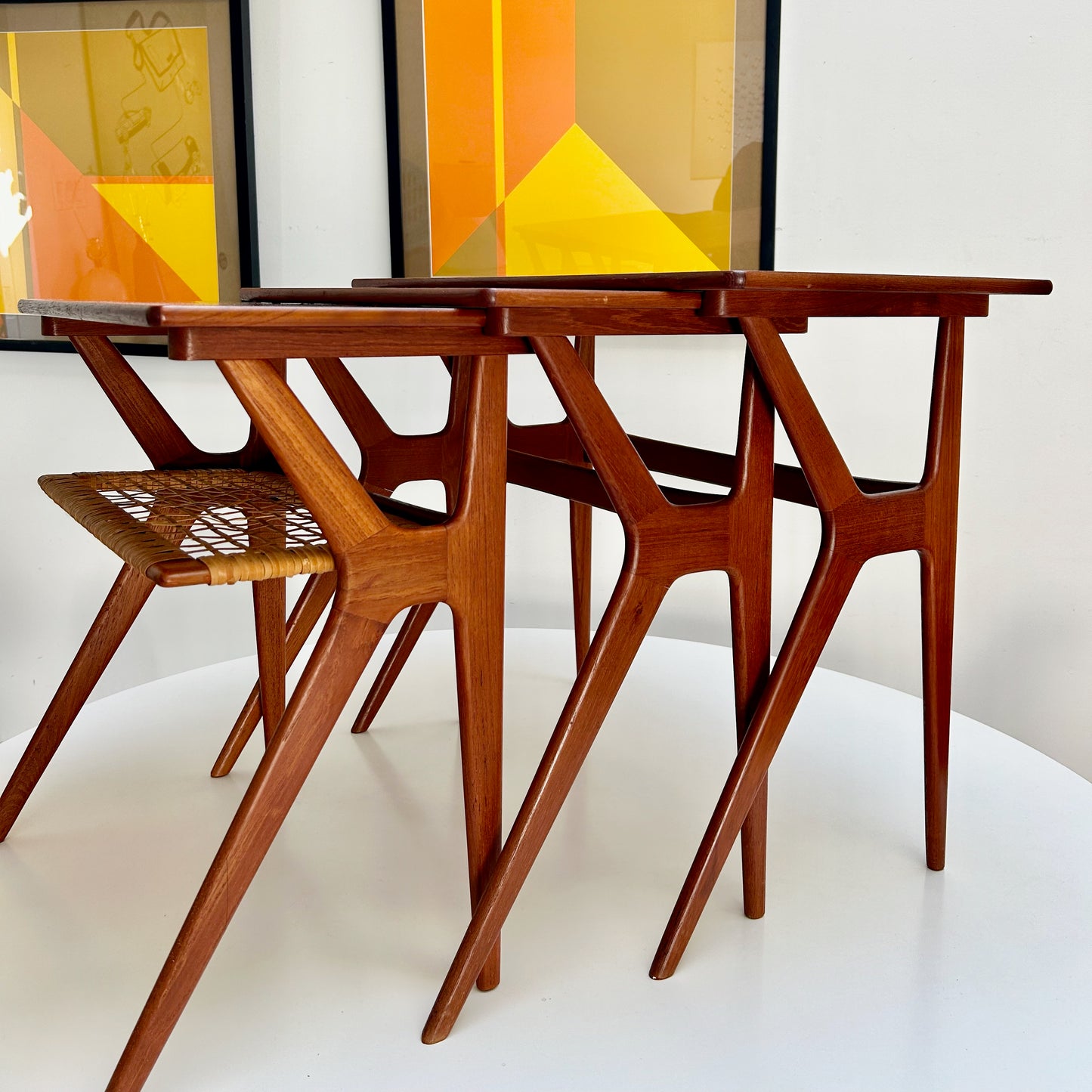 Teak Nesting Tables