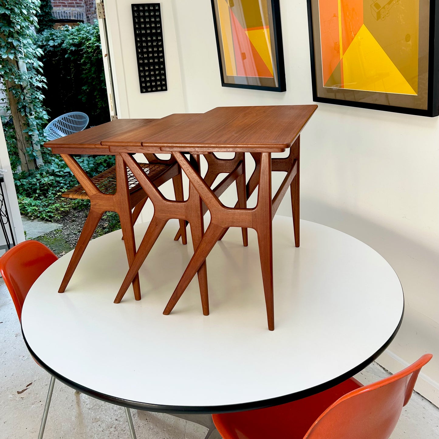 Teak Nesting Tables