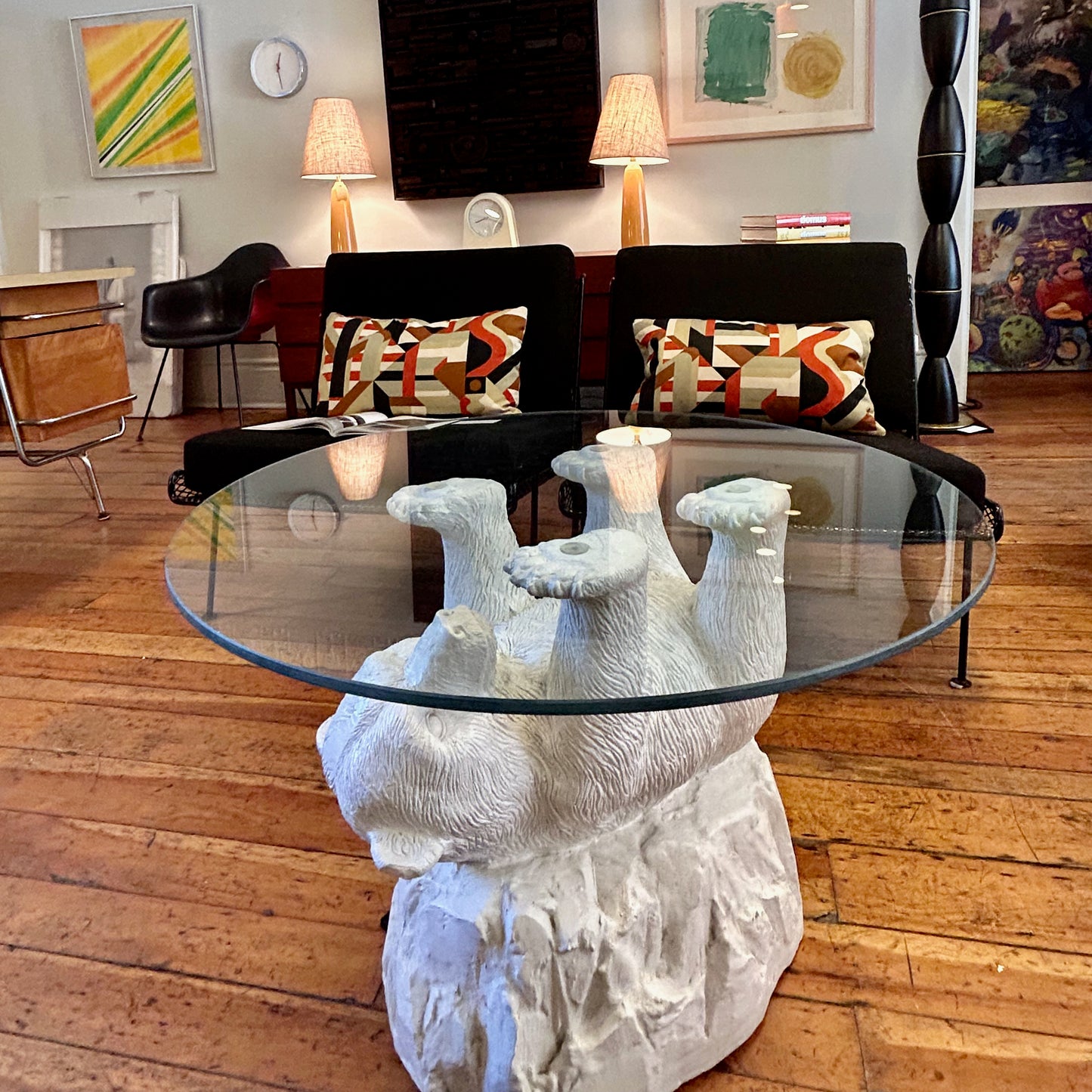 Bear Cub Cocktail Table