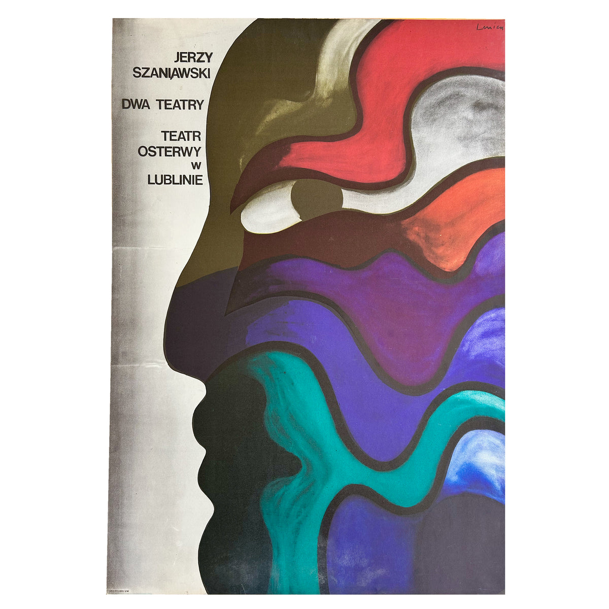 Jan Lenica Theatre Poster