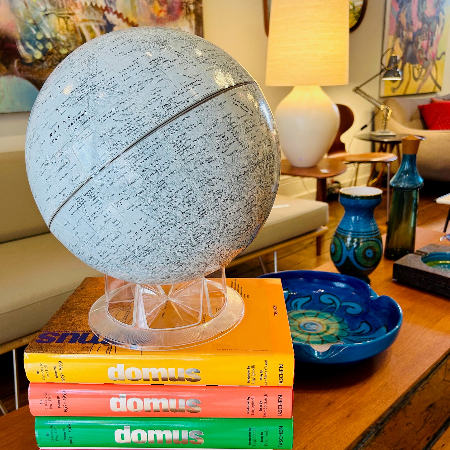Vintage Lunar Globe