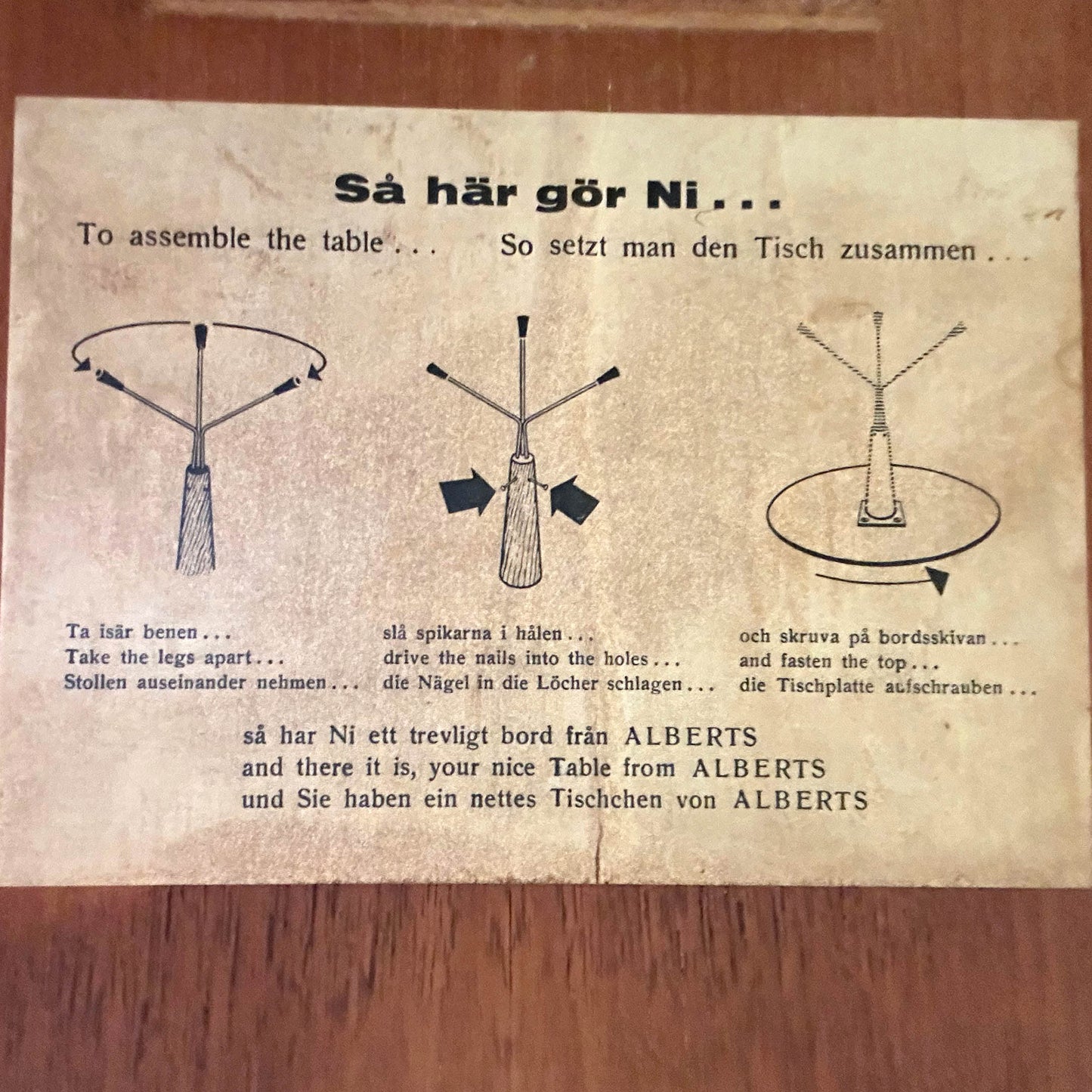 Albert Larsson Table