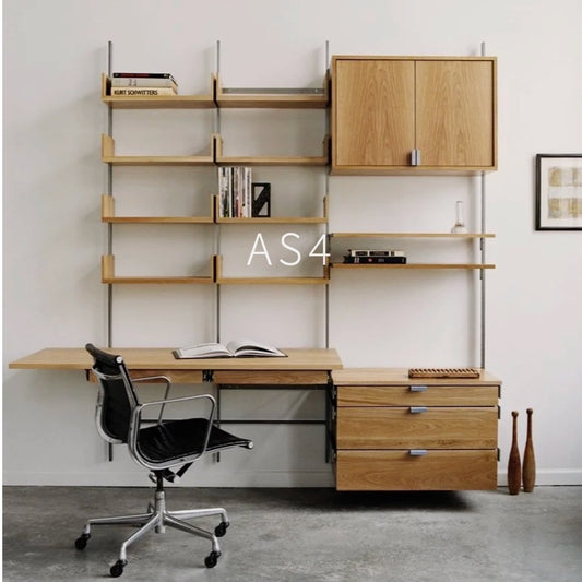 Atlas Industies Oak Wall Unit