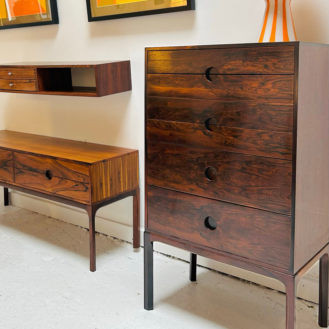 Kai Kristiansen Rosewood Tallboy