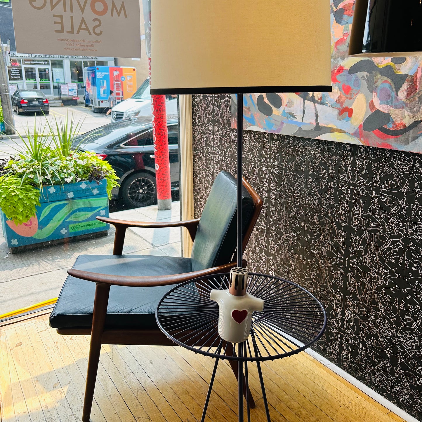 1950s French Lamp Table