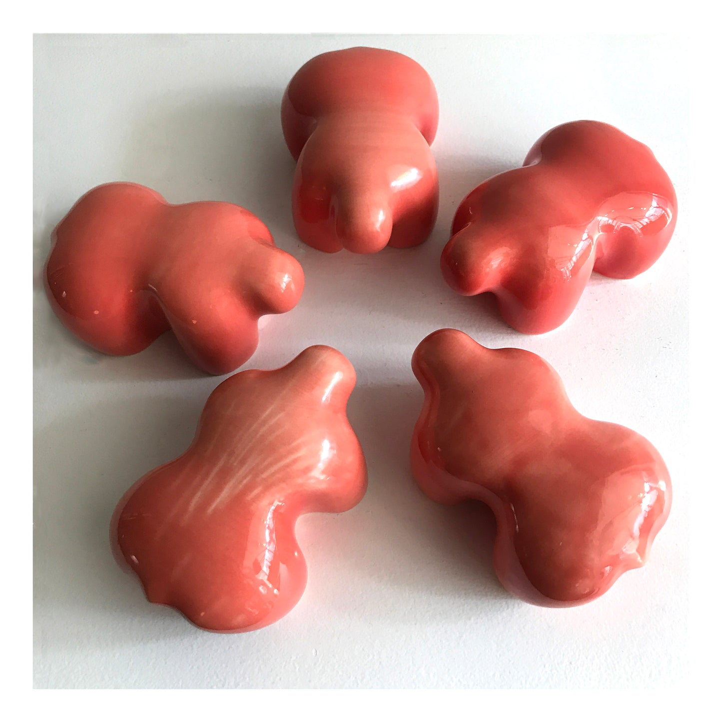 RARE. Coral Lotte Bears