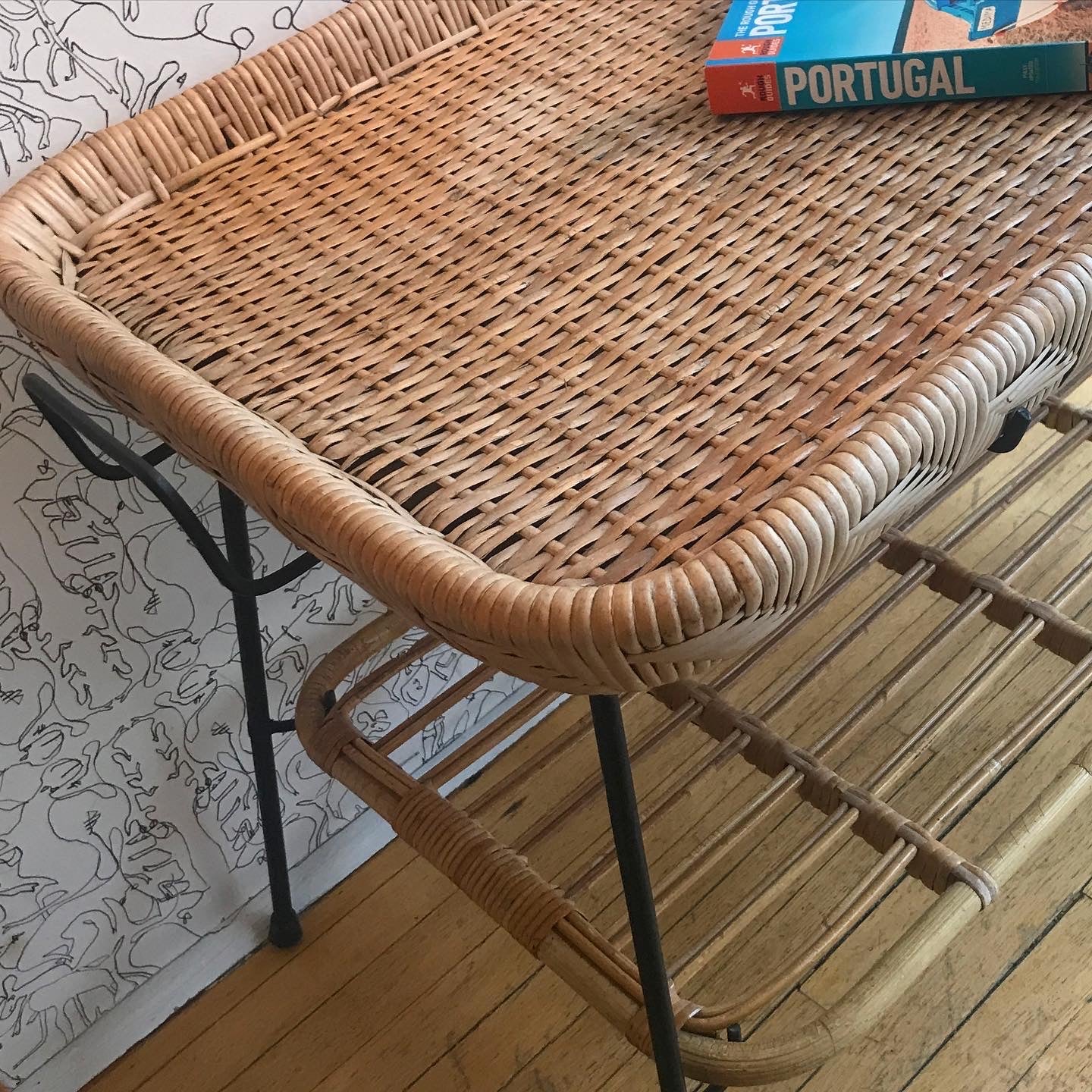 1950s Rattan Patio Set