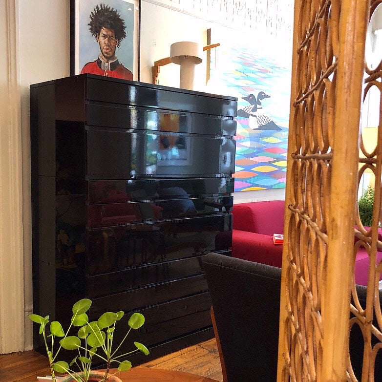 Black Lacquer Dresser