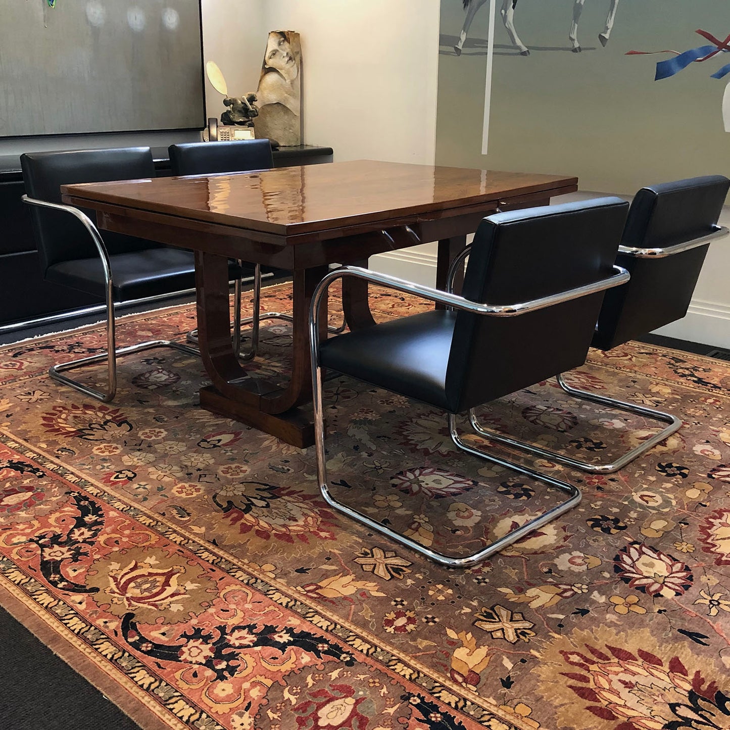 Four Brno Chairs, Mies van der Rohe