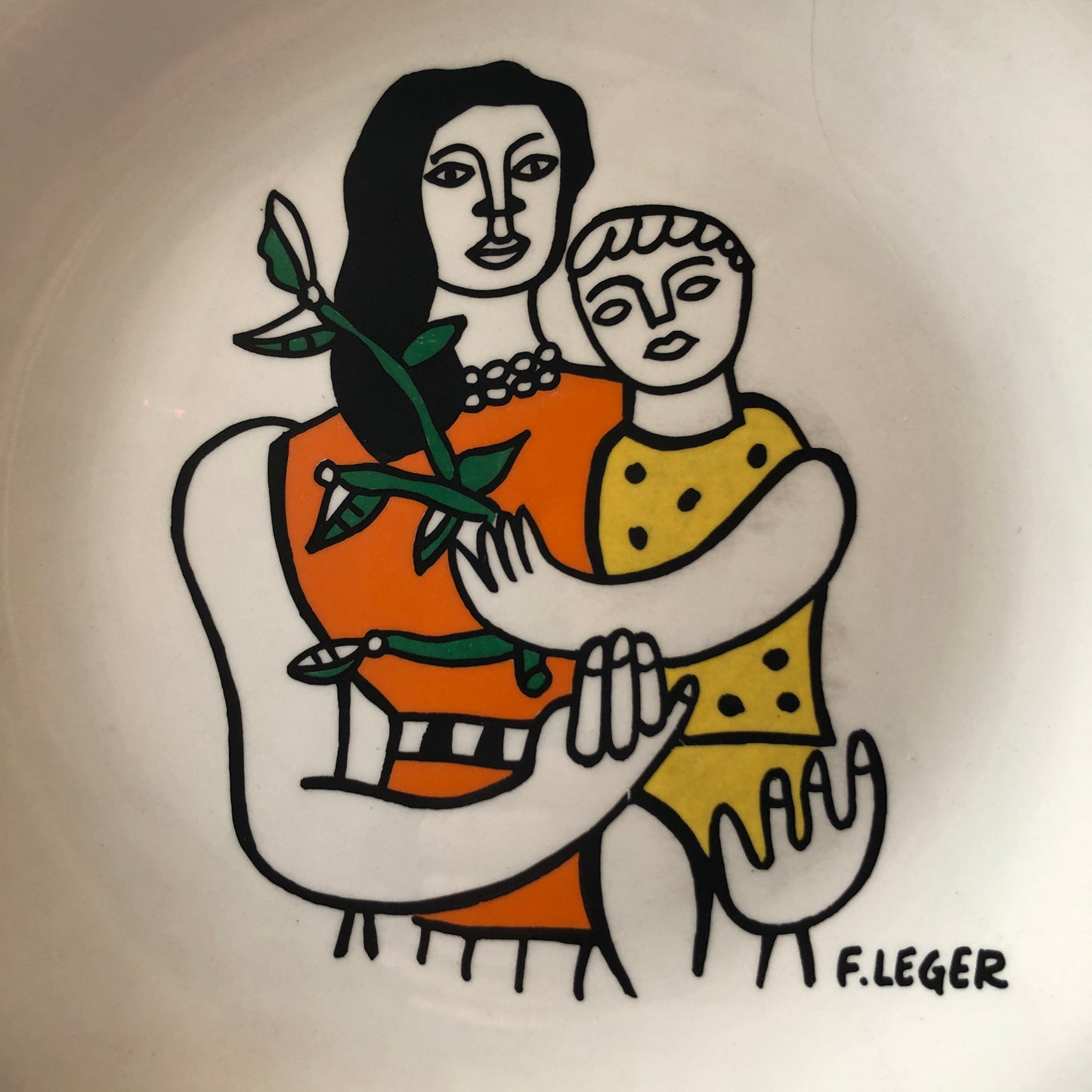Fernand Léger Decorative Ceramic Plate