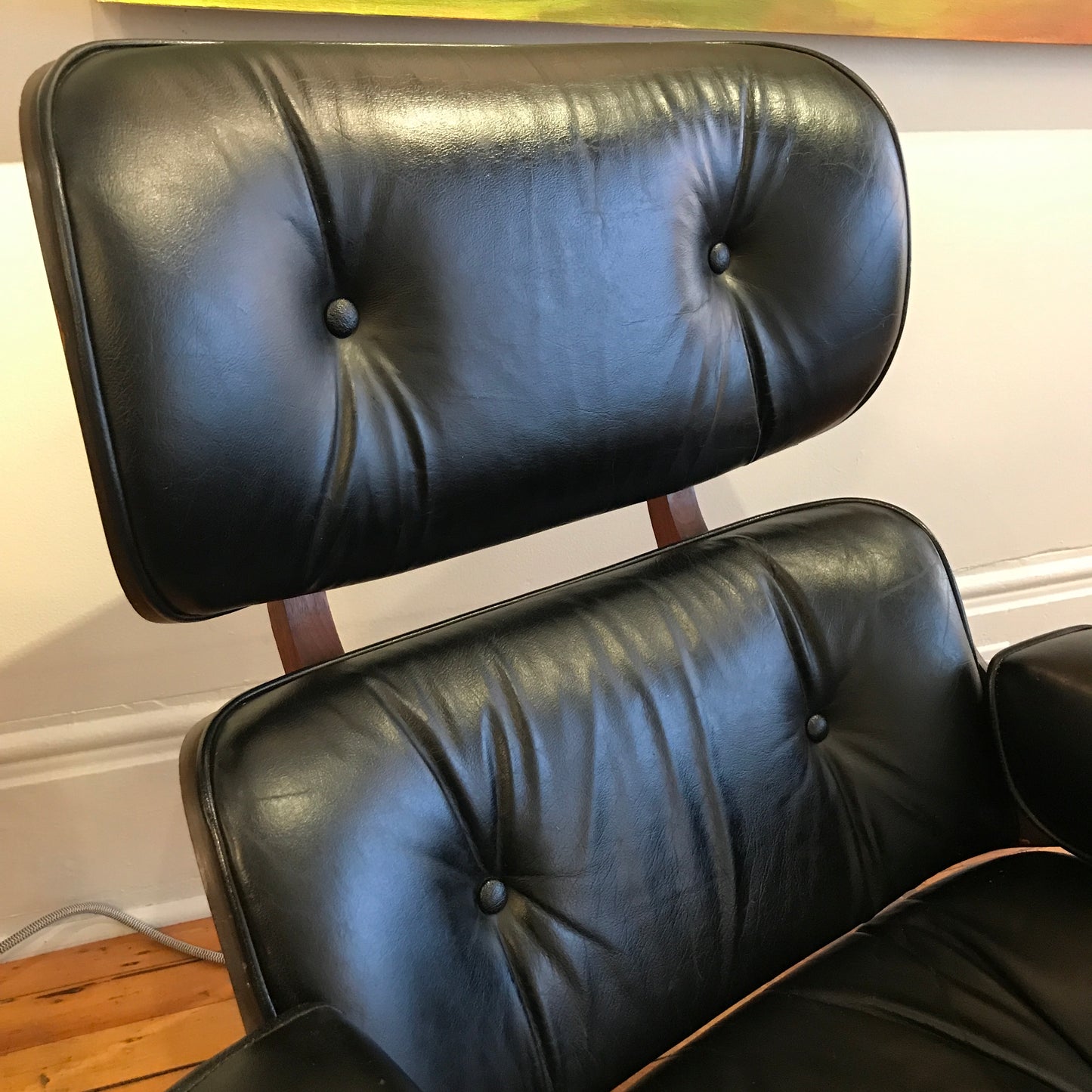 Eames Style Lounge & Ottoman