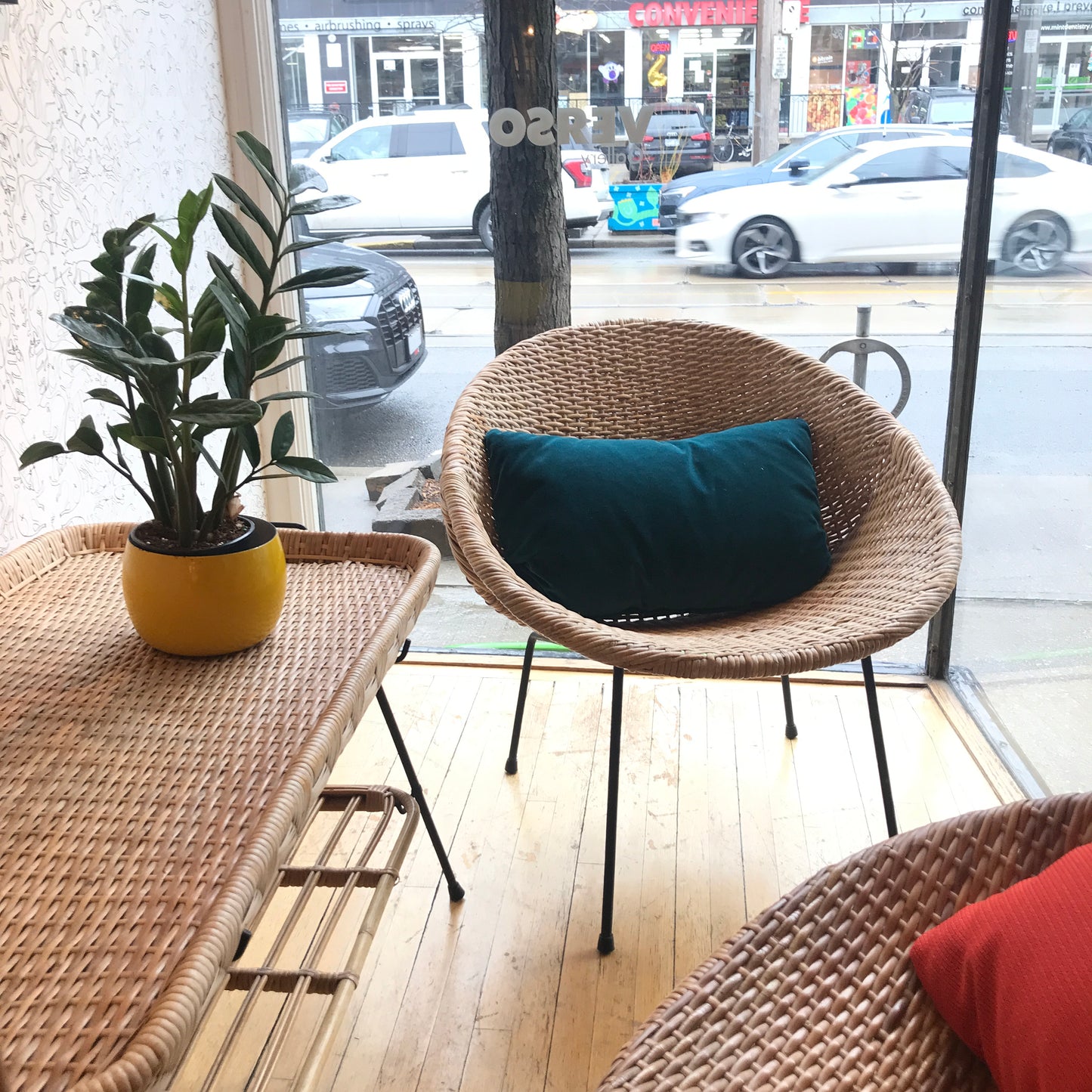 1950s Rattan Patio Set