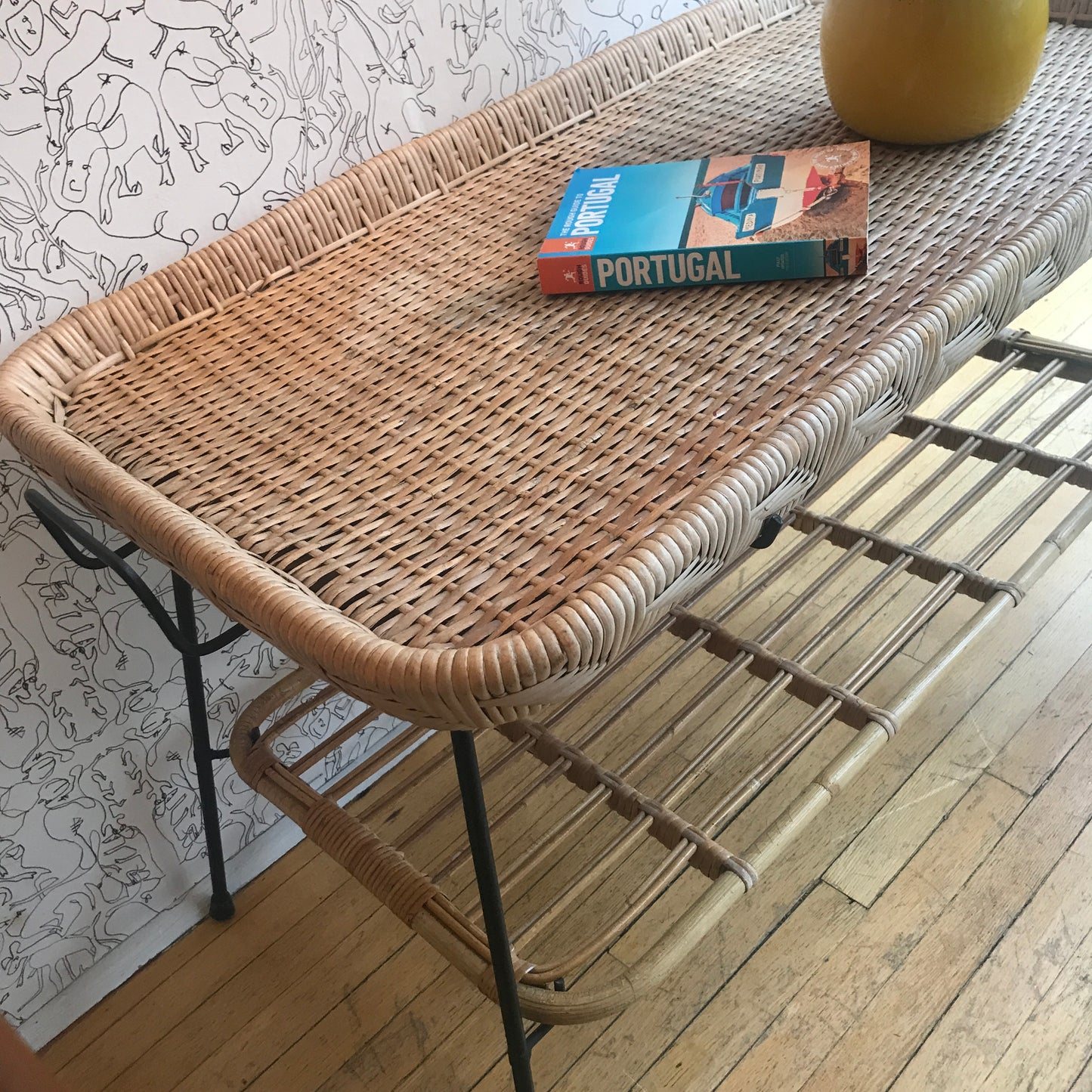 1950s Rattan Patio Set