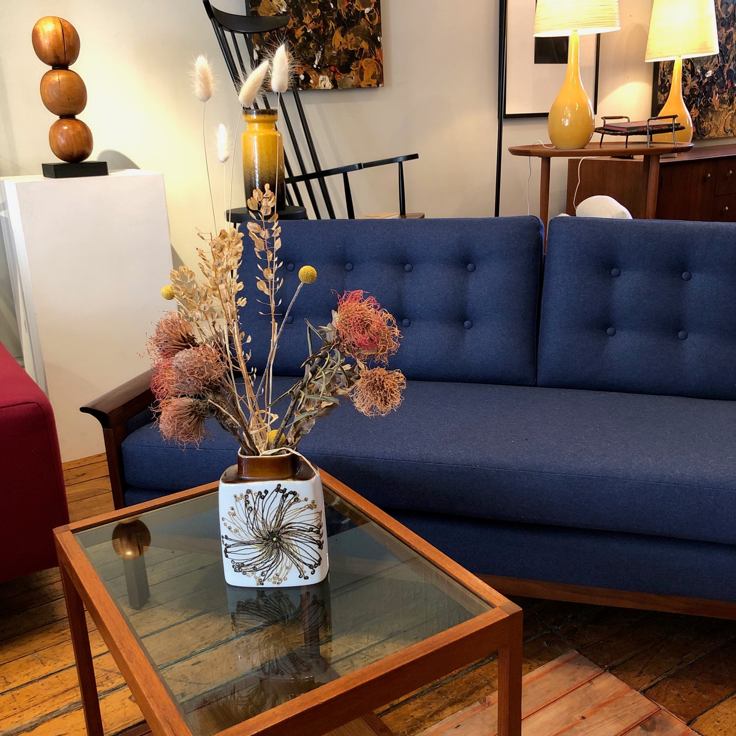 Hans Olsen Solid Teak Sofa