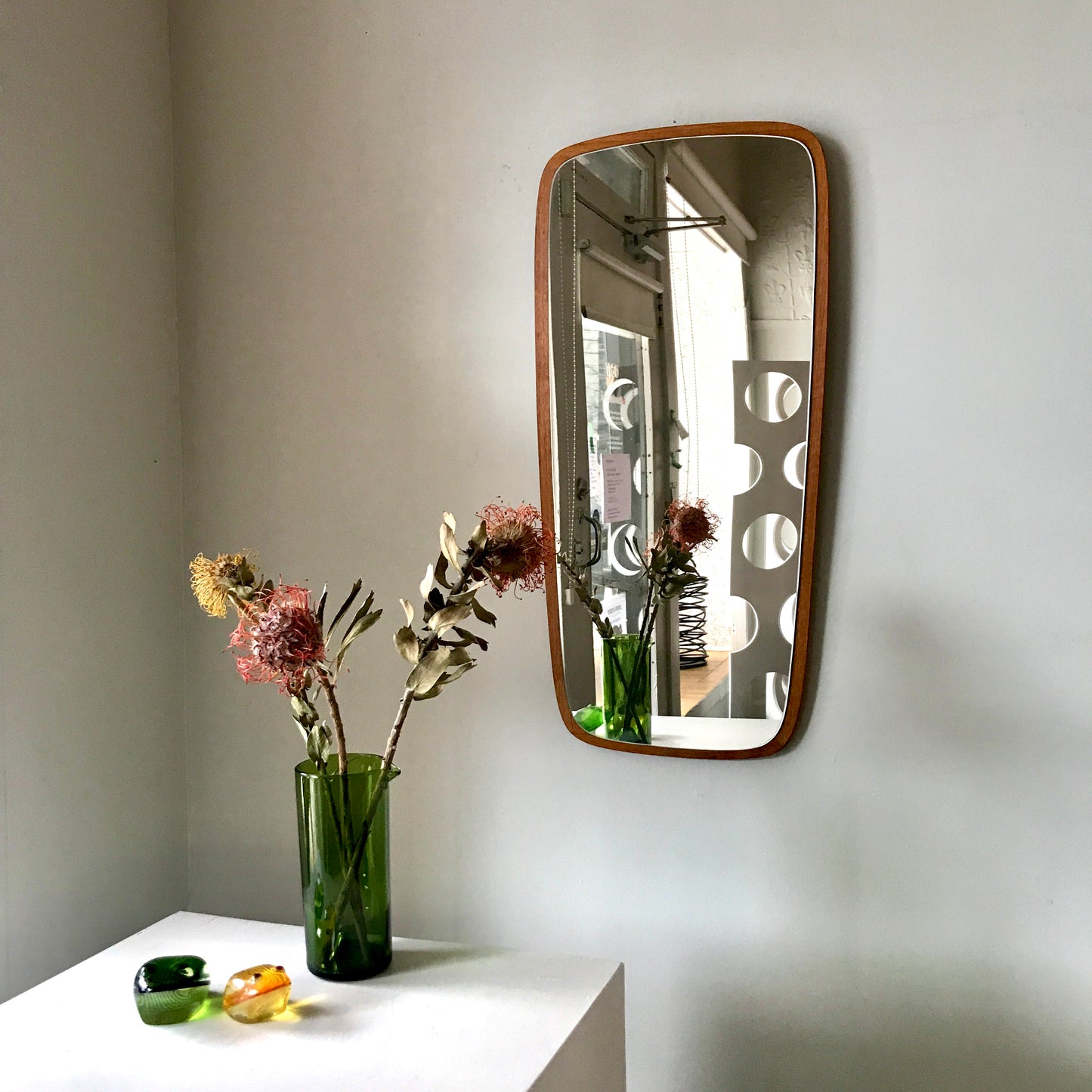 1960s Teak Mirror