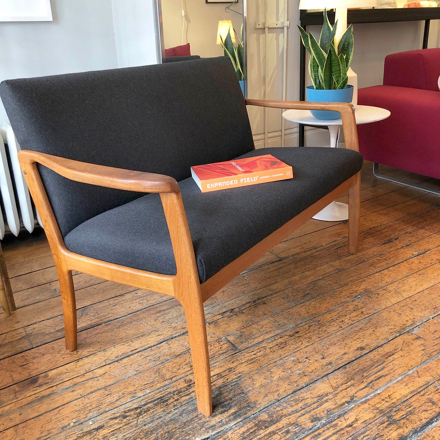 Danish Teak Love Seat