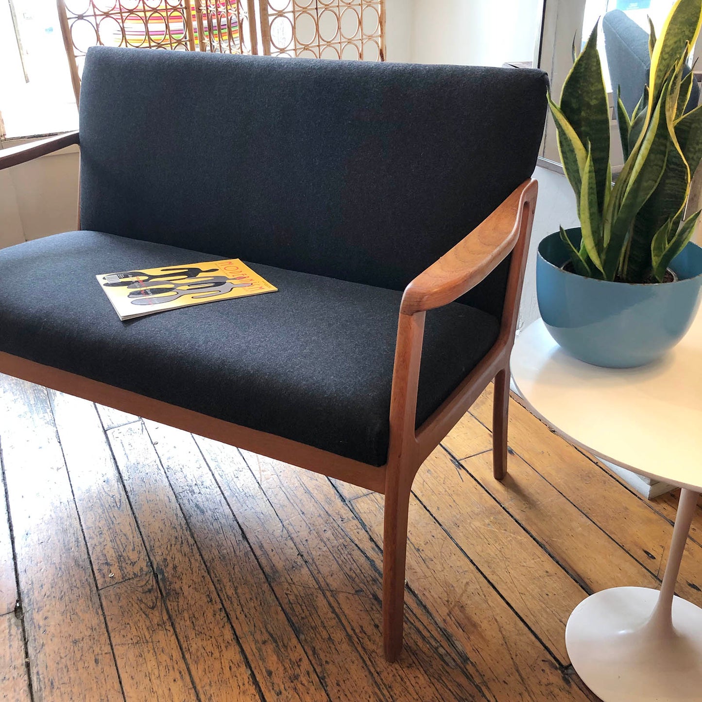 Danish Teak Love Seat