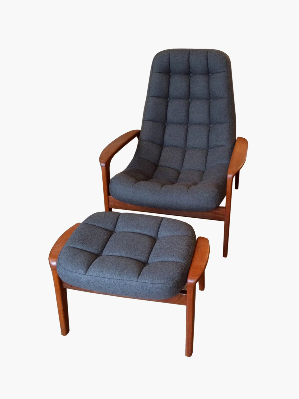 Huber Chair and Ottoman
