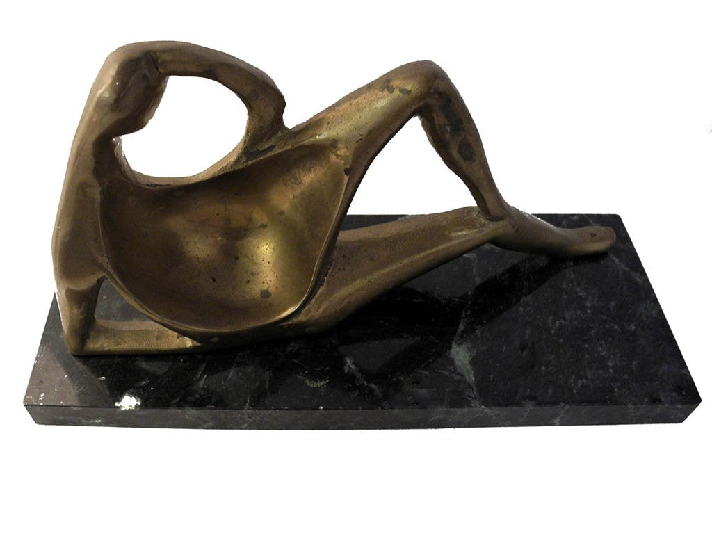 Mid Century Brass Sculpture