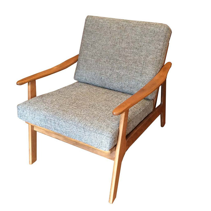 Mid Century Birch Lounge Chair