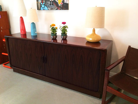 Danish Rosewood Tambour Sideboard