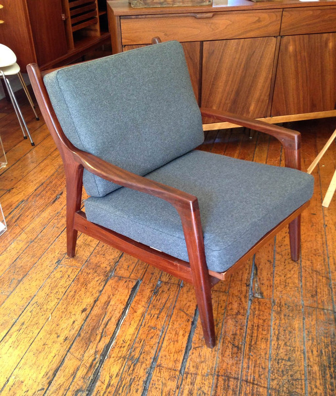 Two Danish Modern Lounge Chairs