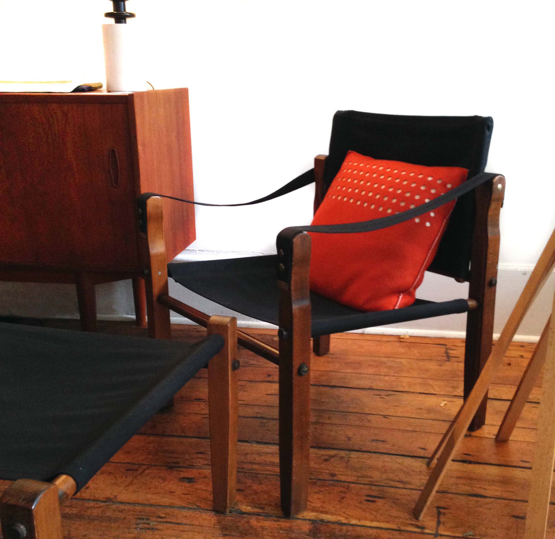 Gold Medal Safari Chair and Ottoman