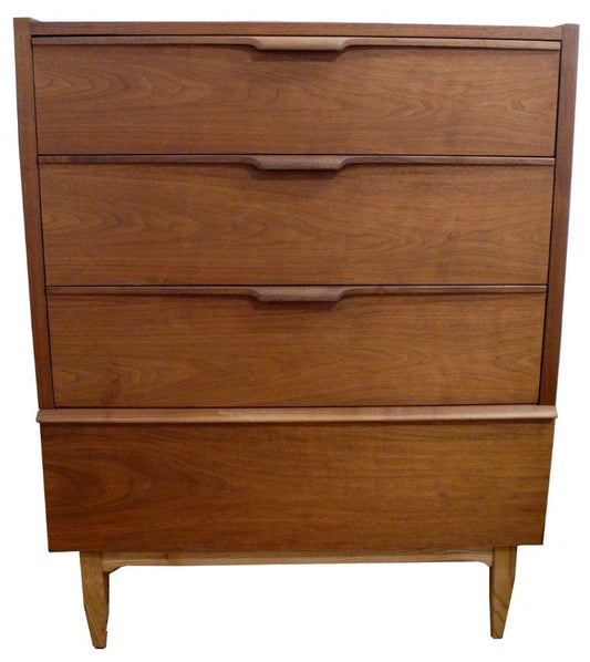 Teak and Birch High Boy