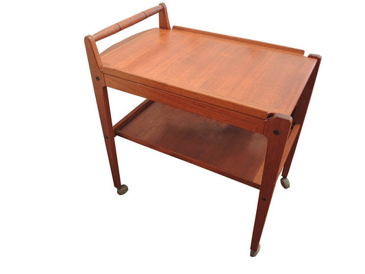 Danish Teak Bar Cart