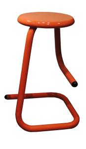 1960s Orange K700 Stool