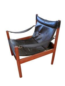 Mid Century Danish Safari Sling Chair