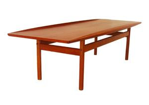 Danish Solid Teak Coffee Table by Grete Jalk