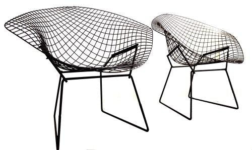 Pair of Original Harry Bertoia Chairs