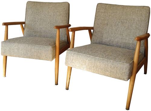 Pair of Mid Century Lounge Chairs