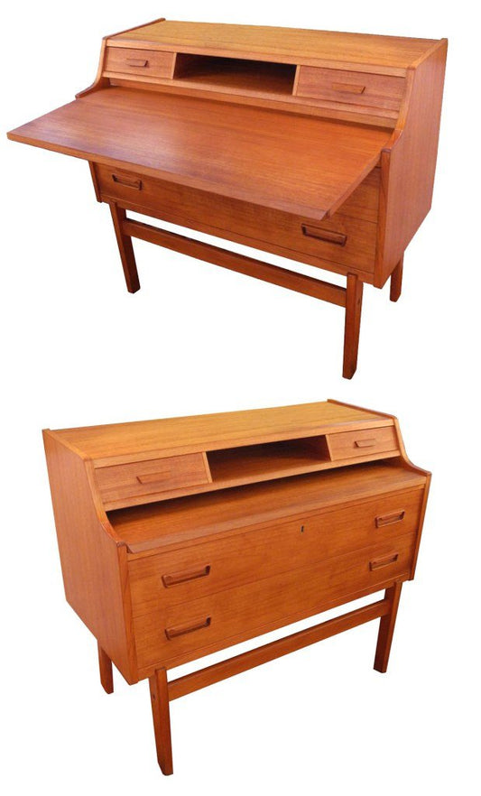 Teak Secretary Desk by Arne Wahl Iversen
