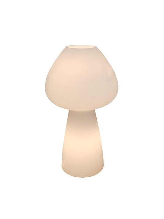 Danish handblown glass table lamp