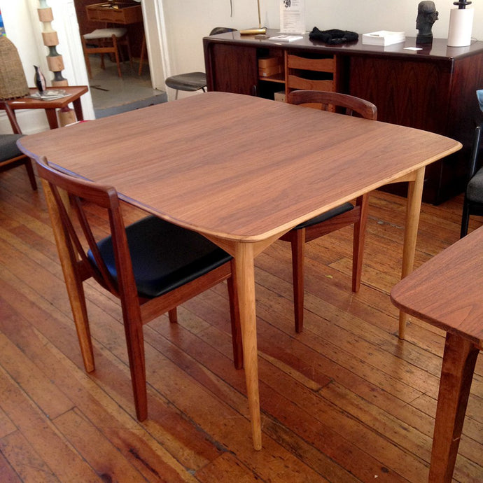 1960s Oval Walnut Dining Table