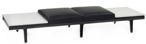 Rare George Nelson Steel Frame Bench